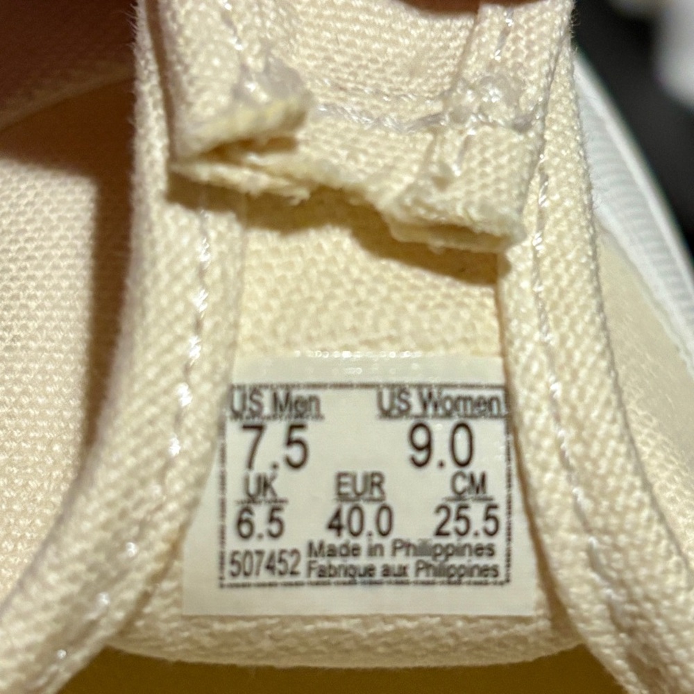 Vans Style 93 Mary Jane White Canvas Lug Sole Shoes NWOT Women’s - Picture 9 of 9